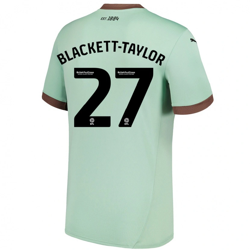 Danxen Herren Corey Blackett-Taylor #27 Blassgrün Auswärtstrikot Trikot 2024/25 T-Shirt
