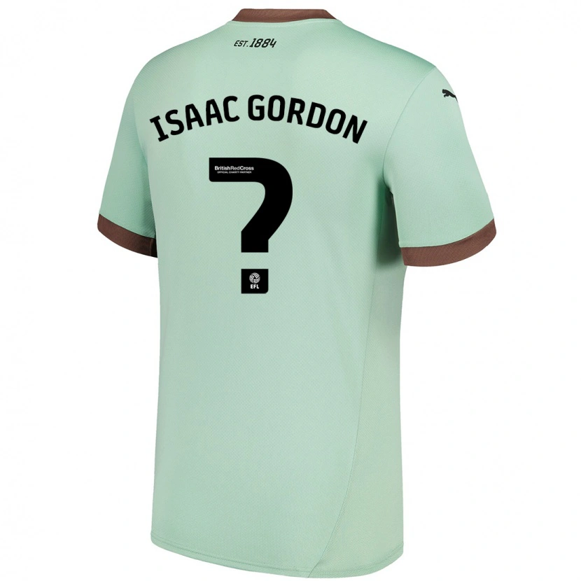 Danxen Herren Isaac Gordon #0 Blassgrün Auswärtstrikot Trikot 2024/25 T-Shirt