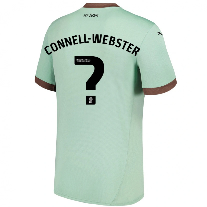 Danxen Herren Braidy Connell-Webster #0 Blassgrün Auswärtstrikot Trikot 2024/25 T-Shirt