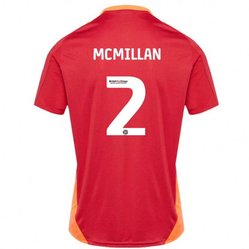 Danxen Herren Jack Mcmillan #2 Blau Cremeweiß Auswärtstrikot Trikot 2024/25 T-Shirt
