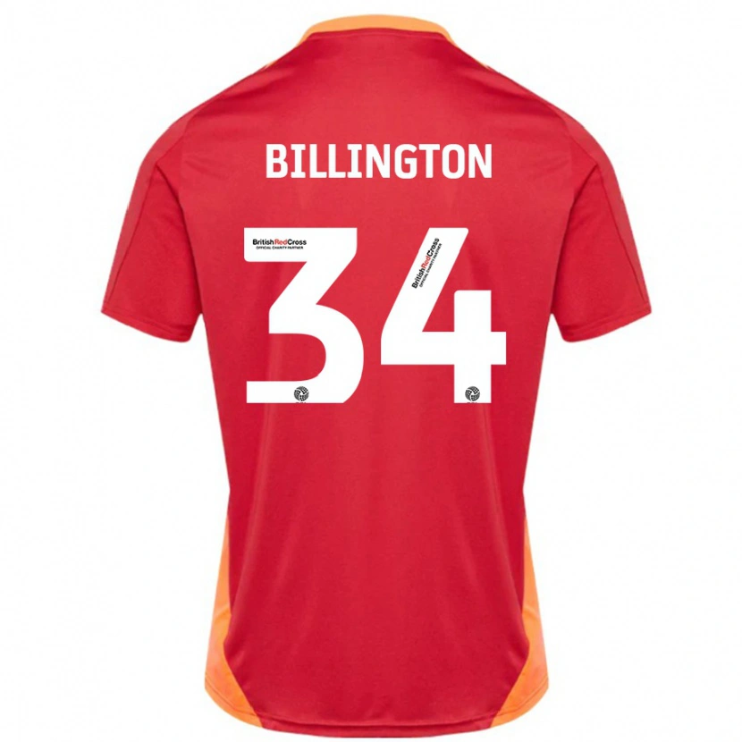 Danxen Herren Gabe Billington #34 Blau Cremeweiß Auswärtstrikot Trikot 2024/25 T-Shirt