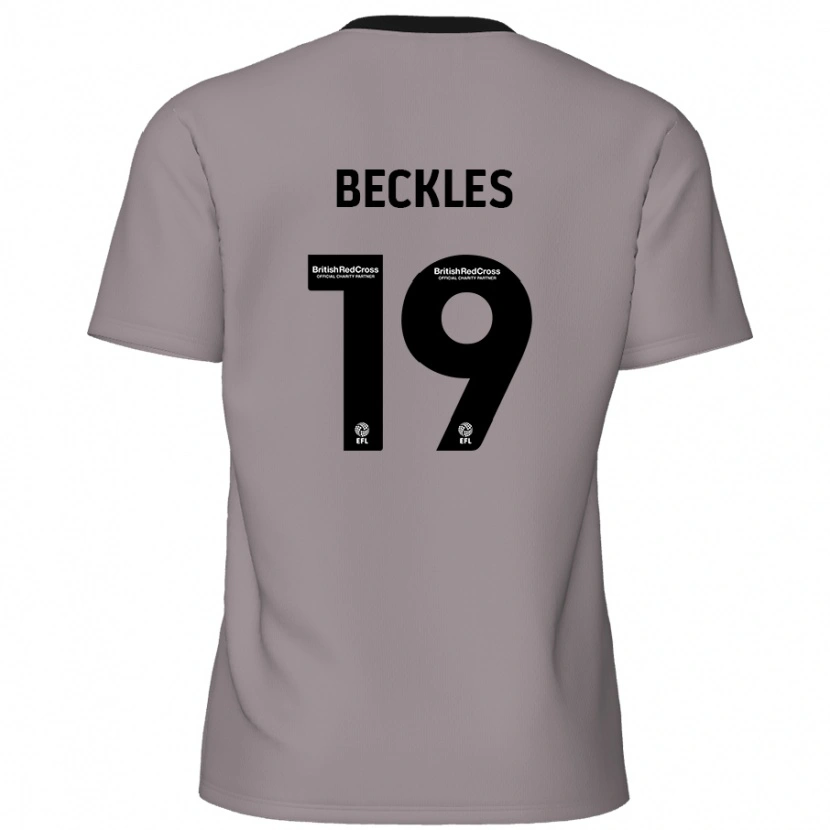Danxen Herren Omar Beckles #19 Grau Auswärtstrikot Trikot 2024/25 T-Shirt