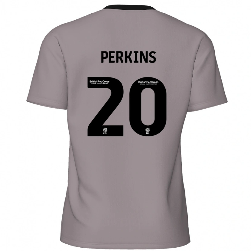 Danxen Herren Sonny Perkins #20 Grau Auswärtstrikot Trikot 2024/25 T-Shirt