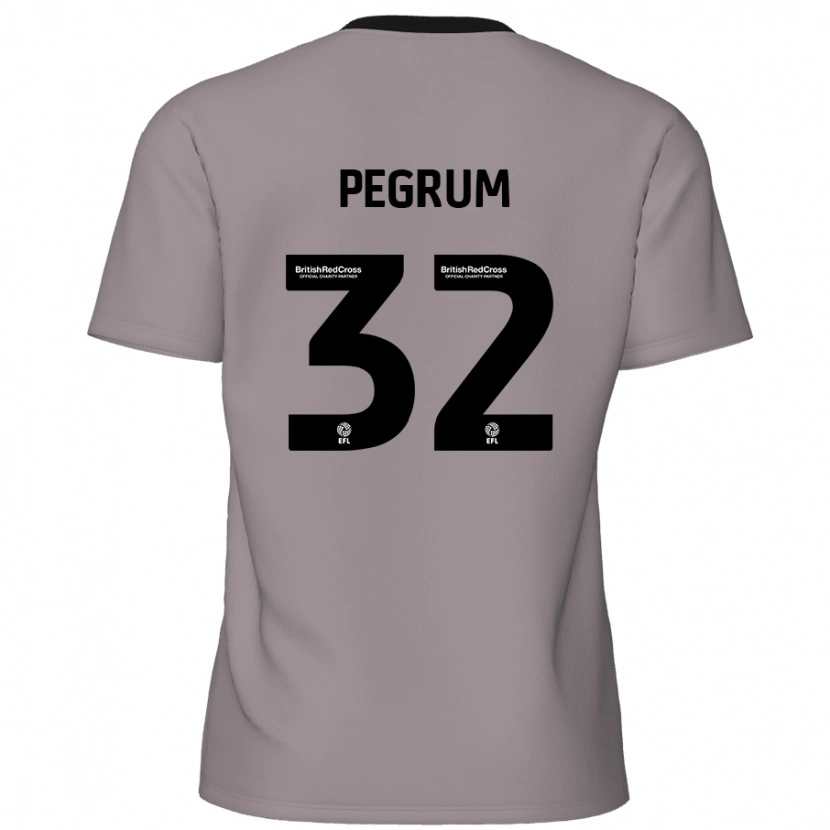 Danxen Herren Charlie Pegrum #32 Grau Auswärtstrikot Trikot 2024/25 T-Shirt