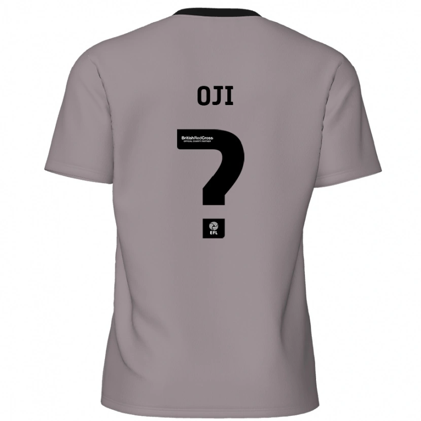 Danxen Herren Uko Oji #0 Grau Auswärtstrikot Trikot 2024/25 T-Shirt