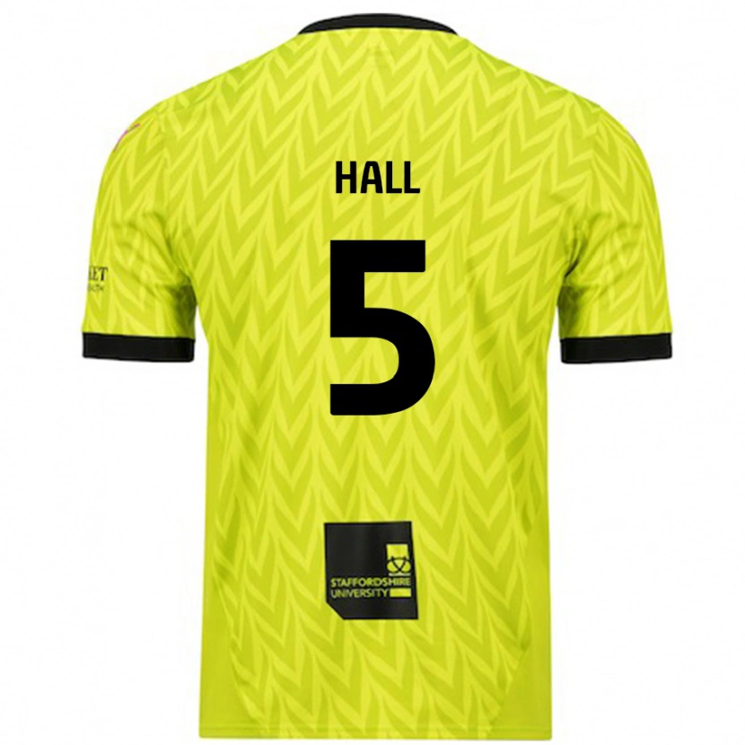Danxen Herren Connor Hall #5 Fluoreszierend Grün Auswärtstrikot Trikot 2024/25 T-Shirt