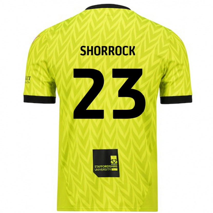 Danxen Herren Jack Shorrock #23 Fluoreszierend Grün Auswärtstrikot Trikot 2024/25 T-Shirt