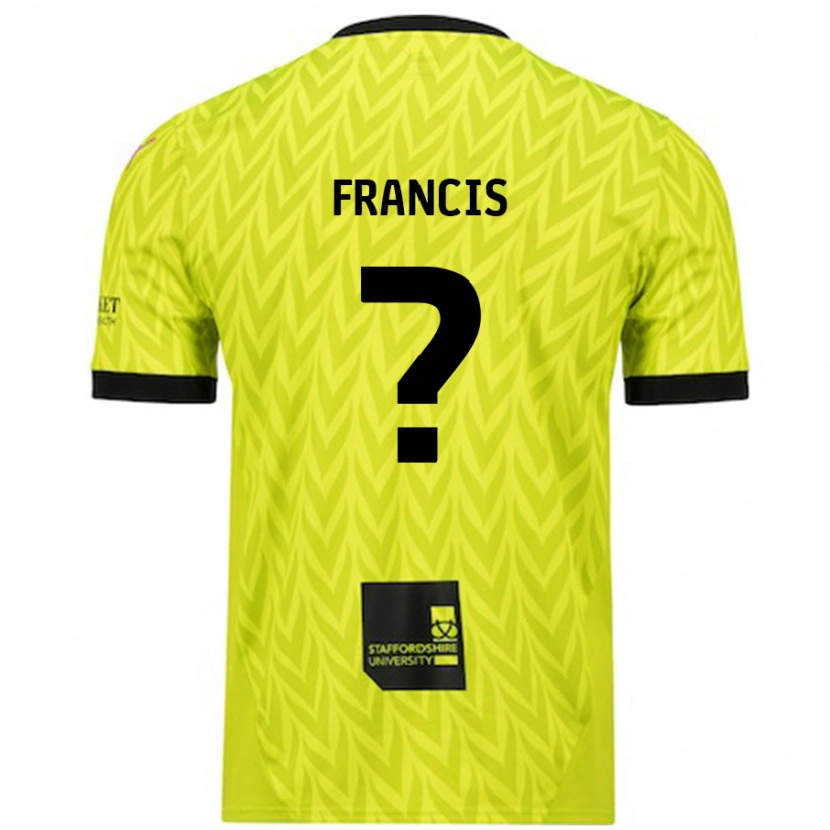 Danxen Herren Louis Francis #0 Fluoreszierend Grün Auswärtstrikot Trikot 2024/25 T-Shirt