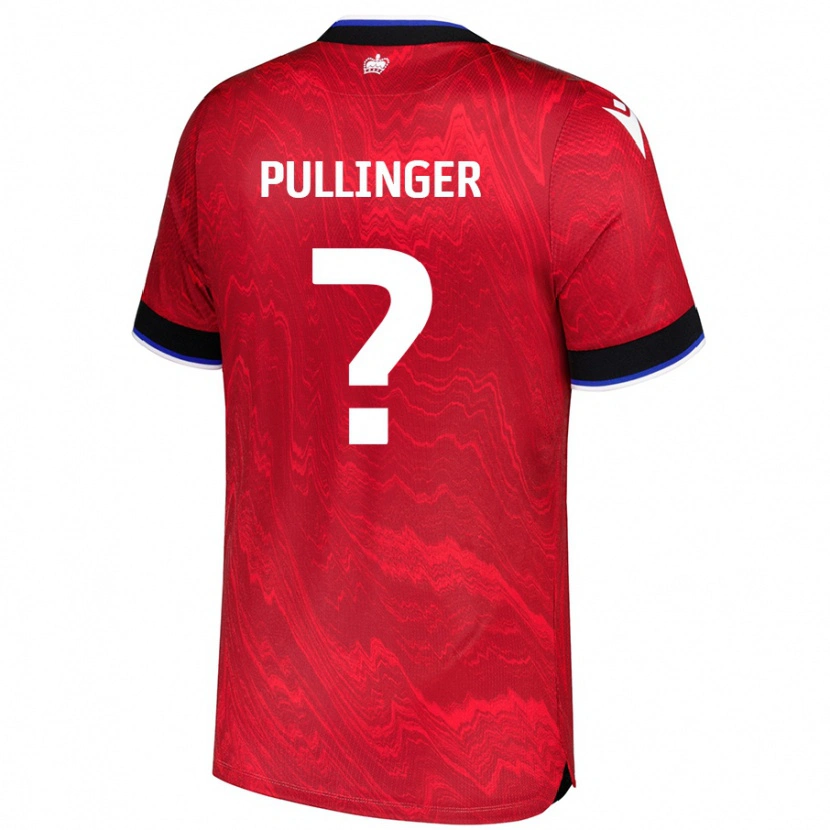 Danxen Herren Matthew Pullinger #0 Rot Schwarz Auswärtstrikot Trikot 2024/25 T-Shirt