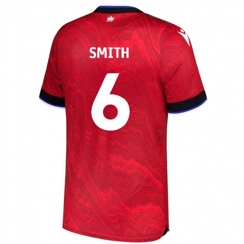 Danxen Herren Caitlin Smith #6 Rot Schwarz Auswärtstrikot Trikot 2024/25 T-Shirt