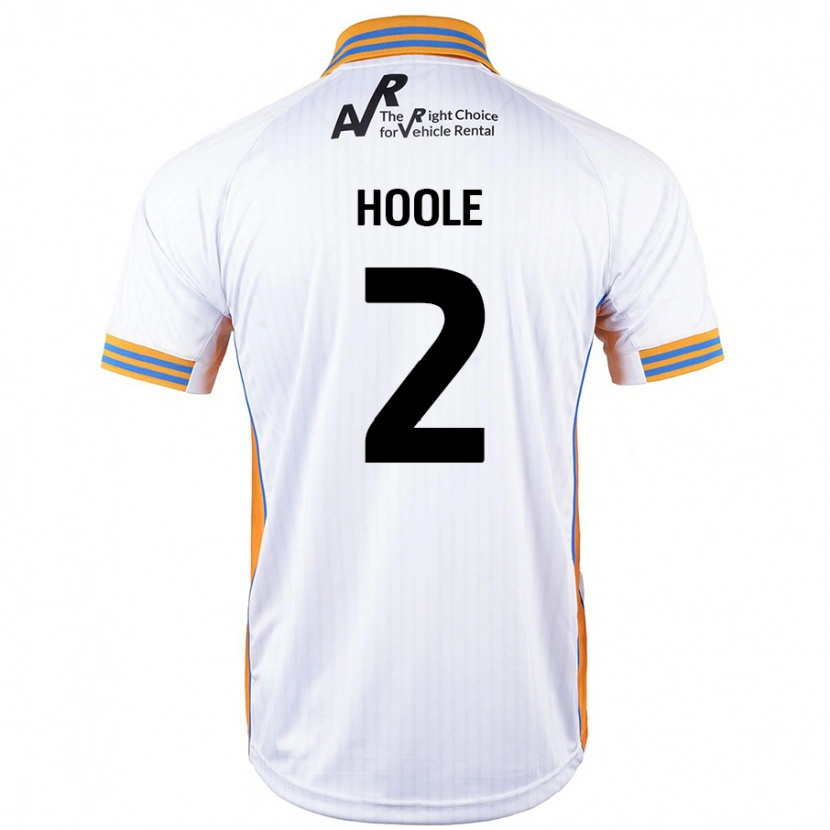 Danxen Herren Luca Hoole #2 Weiß Auswärtstrikot Trikot 2024/25 T-Shirt