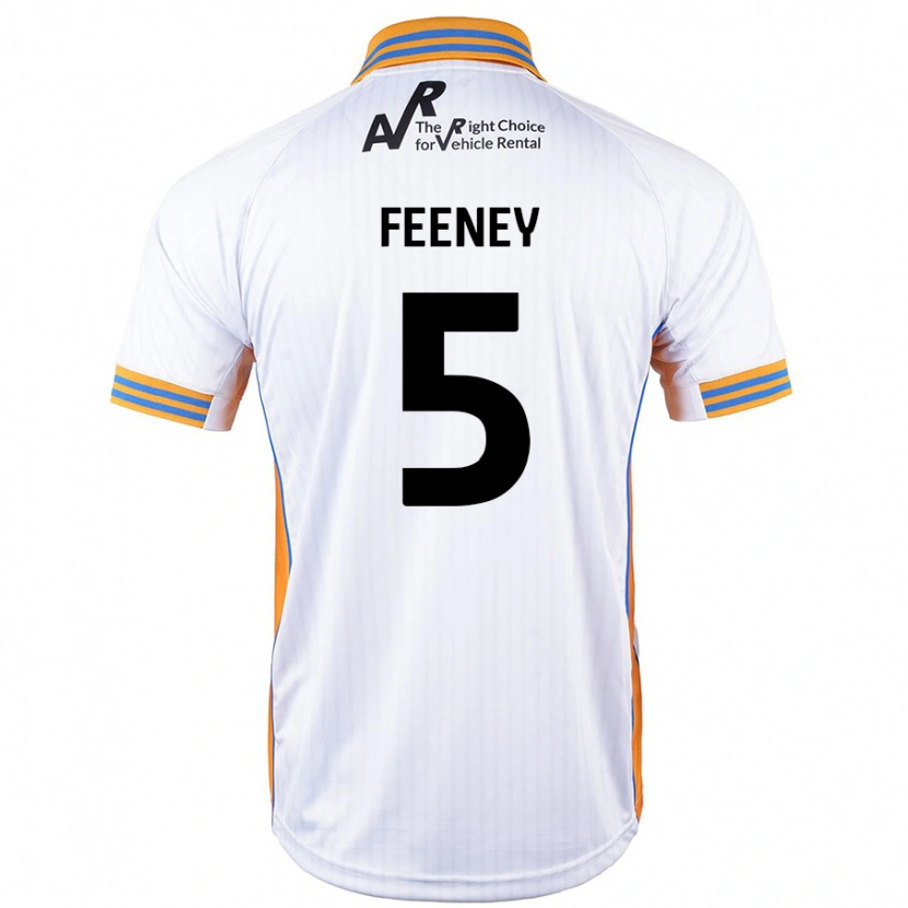 Danxen Herren Morgan Feeney #5 Weiß Auswärtstrikot Trikot 2024/25 T-Shirt