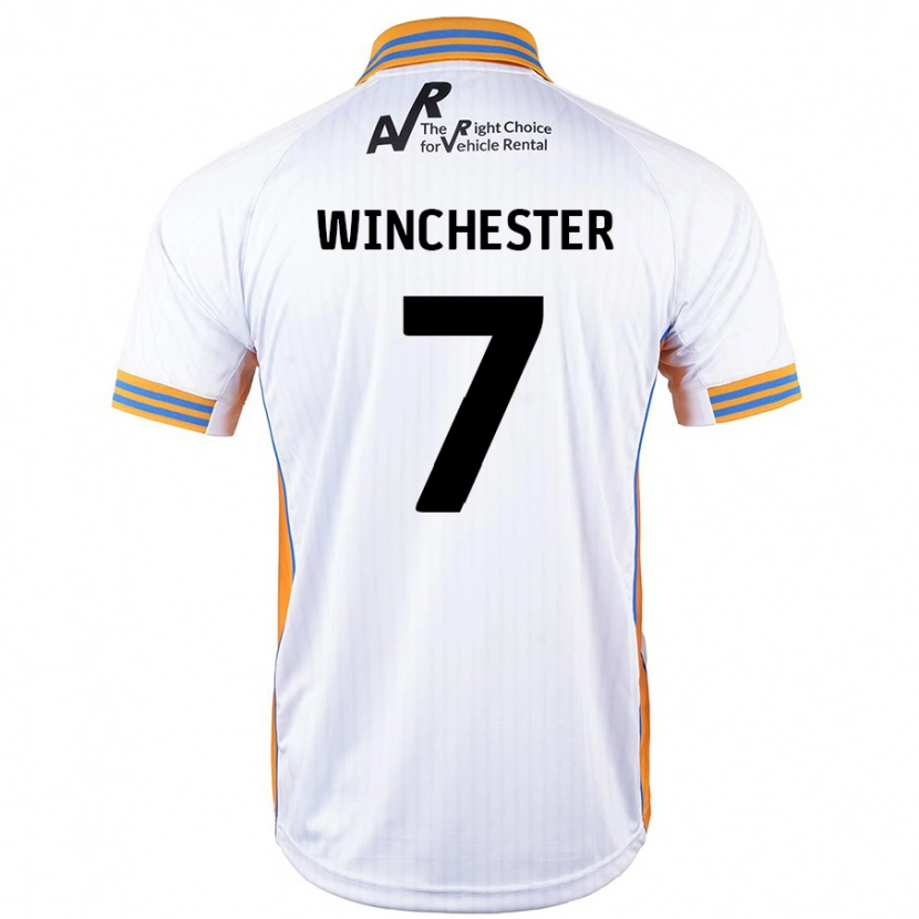 Danxen Herren Carl Winchester #7 Weiß Auswärtstrikot Trikot 2024/25 T-Shirt