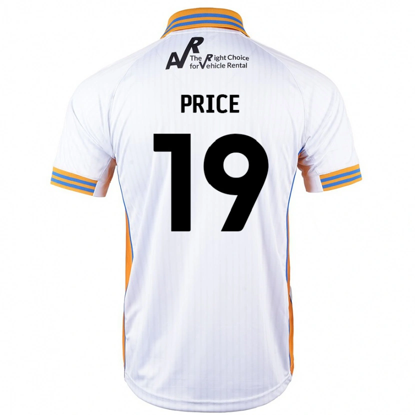 Danxen Herren Jack Price #19 Weiß Auswärtstrikot Trikot 2024/25 T-Shirt