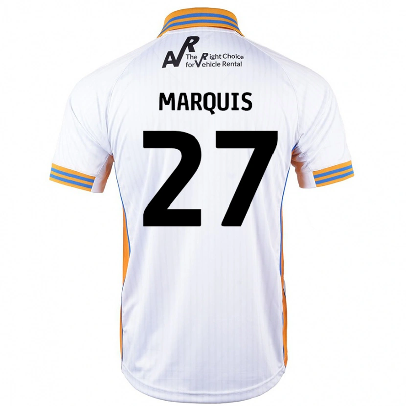 Danxen Herren John Marquis #27 Weiß Auswärtstrikot Trikot 2024/25 T-Shirt