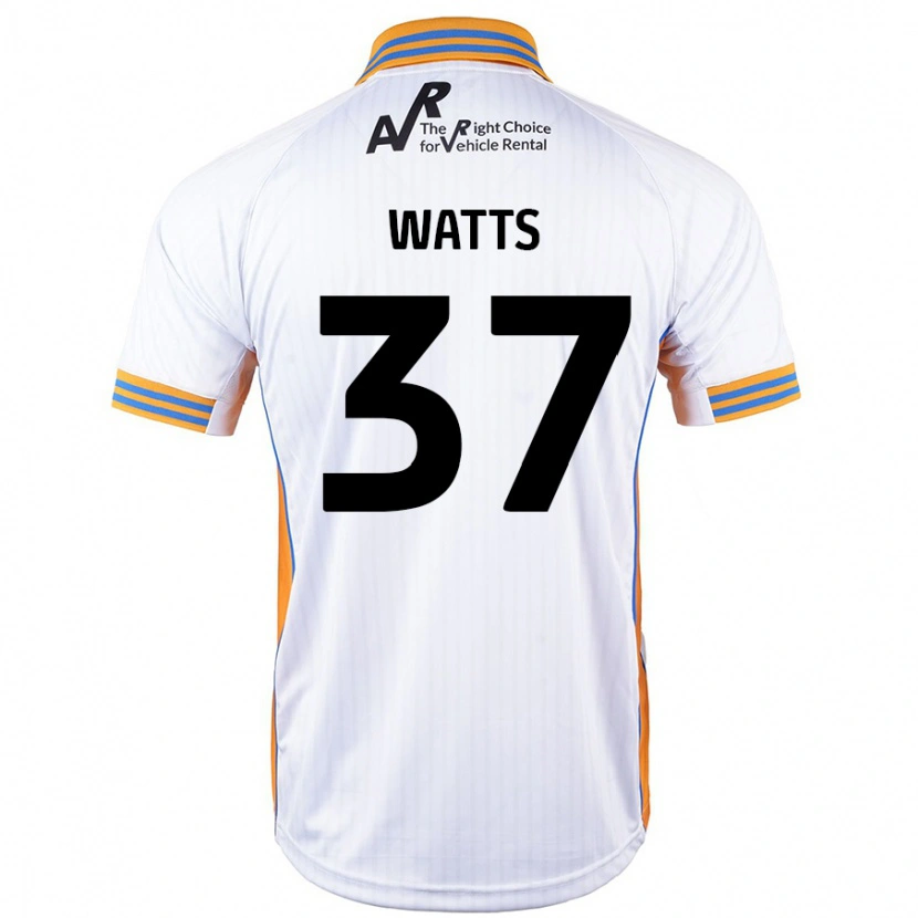 Danxen Herren Harvey Watts #37 Weiß Auswärtstrikot Trikot 2024/25 T-Shirt