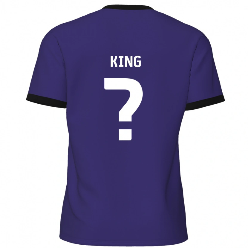 Danxen Herren Eli King #0 Lila Auswärtstrikot Trikot 2024/25 T-Shirt