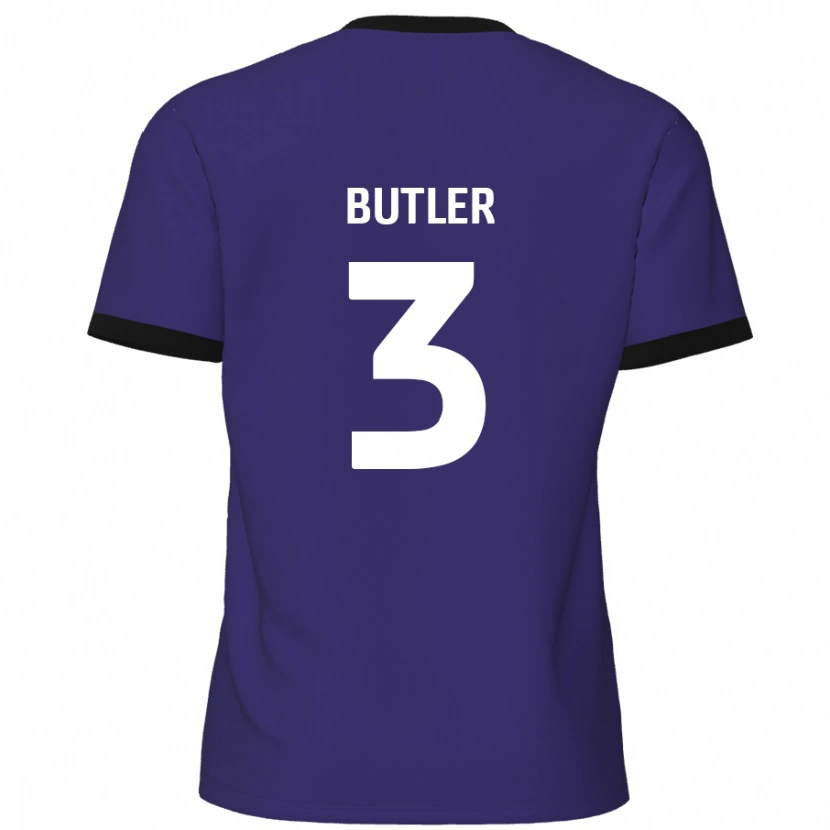Danxen Herren Dan Butler #3 Lila Auswärtstrikot Trikot 2024/25 T-Shirt