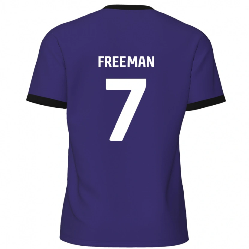 Danxen Herren Nick Freeman #7 Lila Auswärtstrikot Trikot 2024/25 T-Shirt