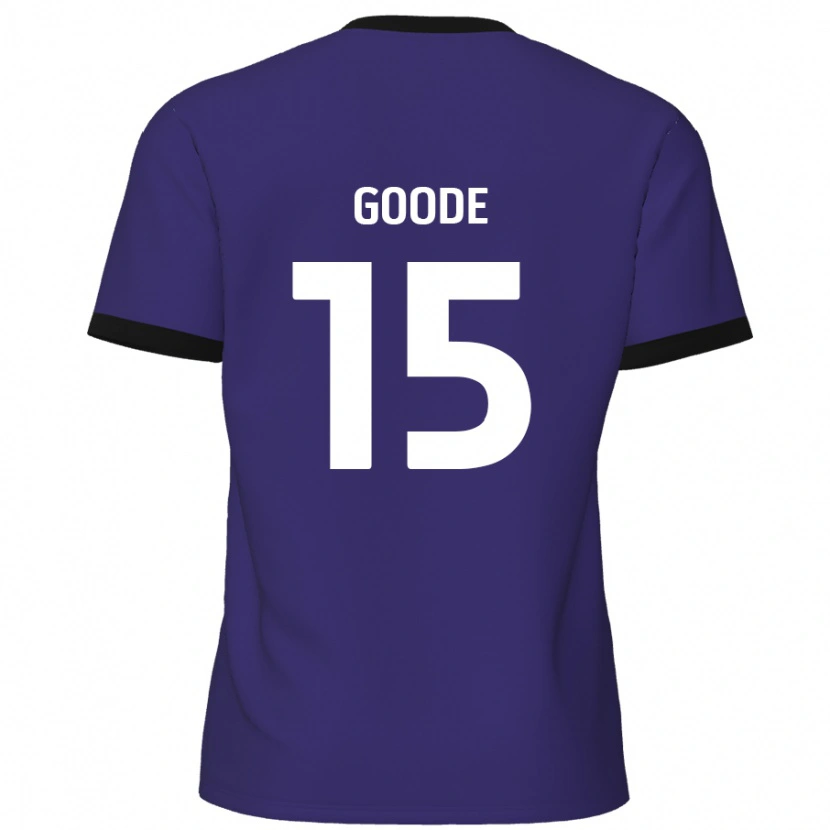 Danxen Herren Charlie Goode #15 Lila Auswärtstrikot Trikot 2024/25 T-Shirt