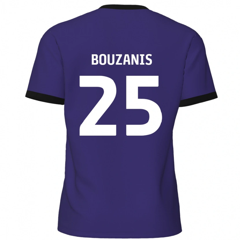 Danxen Herren Dean Bouzanis #25 Lila Auswärtstrikot Trikot 2024/25 T-Shirt
