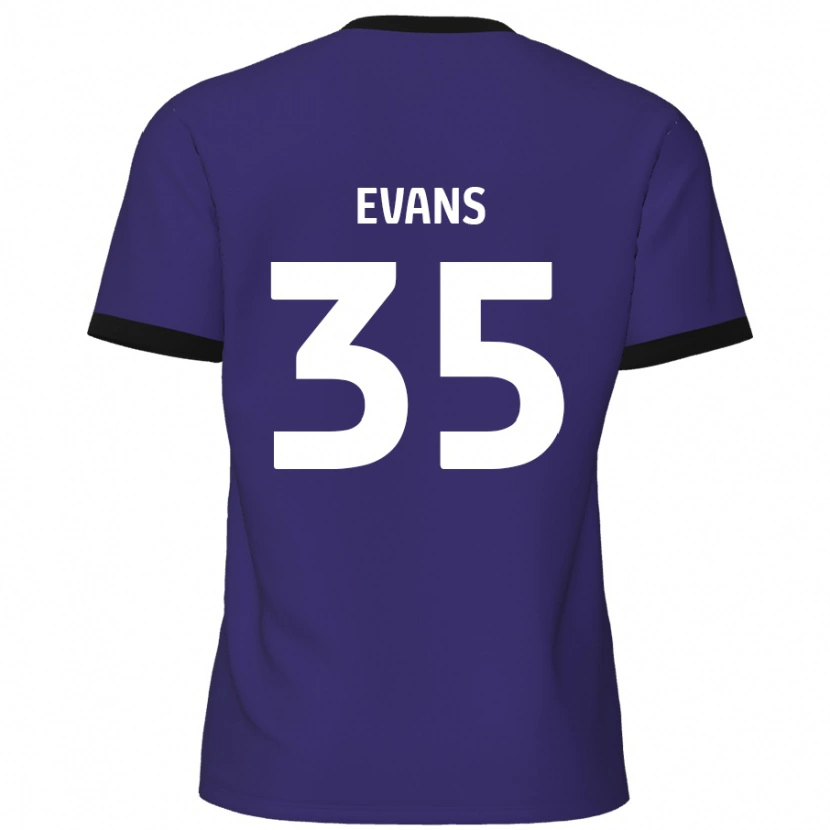 Danxen Herren Makise Evans #35 Lila Auswärtstrikot Trikot 2024/25 T-Shirt