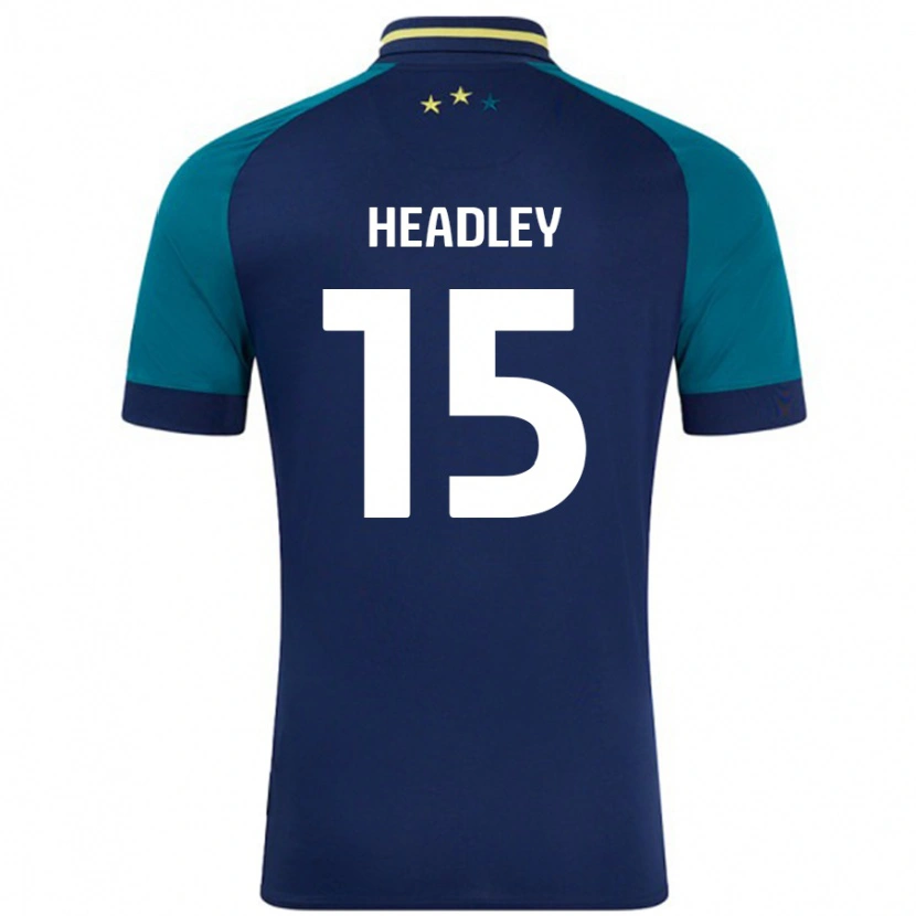 Danxen Herren Jaheim Headley #15 Marine Dunkelgrün Auswärtstrikot Trikot 2024/25 T-Shirt
