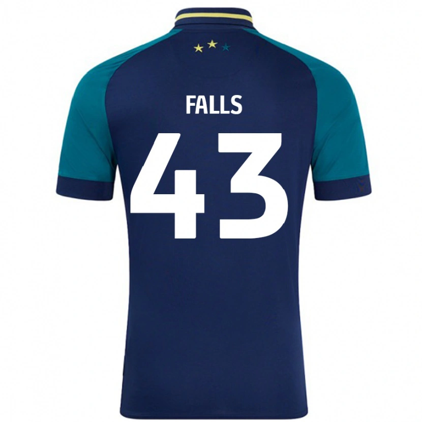 Danxen Herren Conor Falls #43 Marine Dunkelgrün Auswärtstrikot Trikot 2024/25 T-Shirt