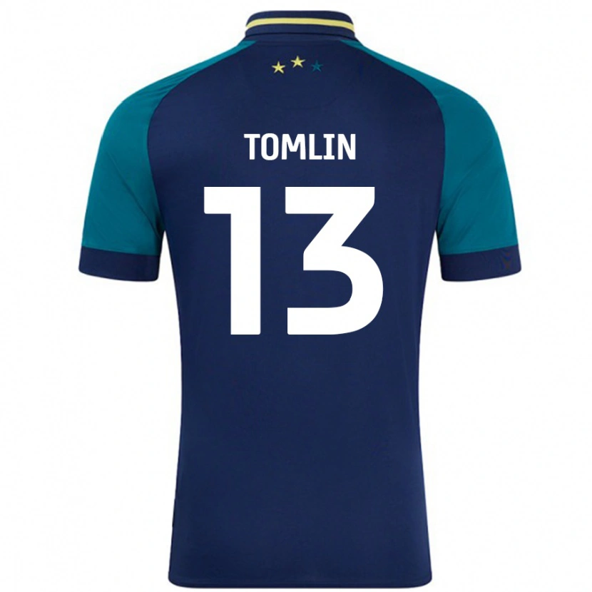 Danxen Herren Phoebe Tomlin #13 Marine Dunkelgrün Auswärtstrikot Trikot 2024/25 T-Shirt