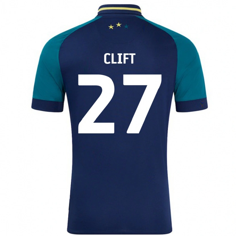 Danxen Herren Cassidy Clift #27 Marine Dunkelgrün Auswärtstrikot Trikot 2024/25 T-Shirt