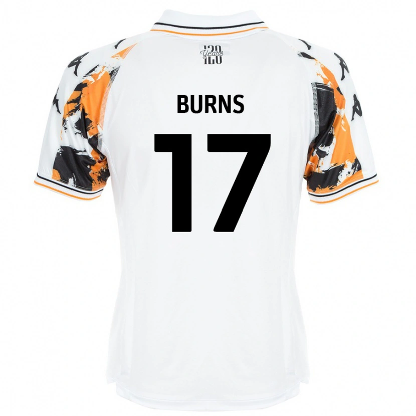 Danxen Herren Finley Burns #17 Weiß Auswärtstrikot Trikot 2024/25 T-Shirt