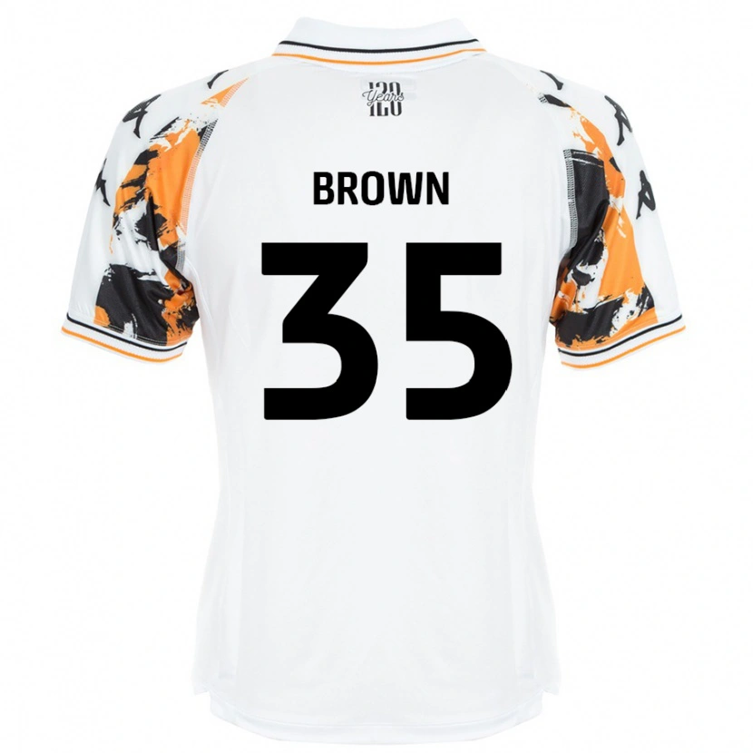 Danxen Herren Pharrell Brown #35 Weiß Auswärtstrikot Trikot 2024/25 T-Shirt