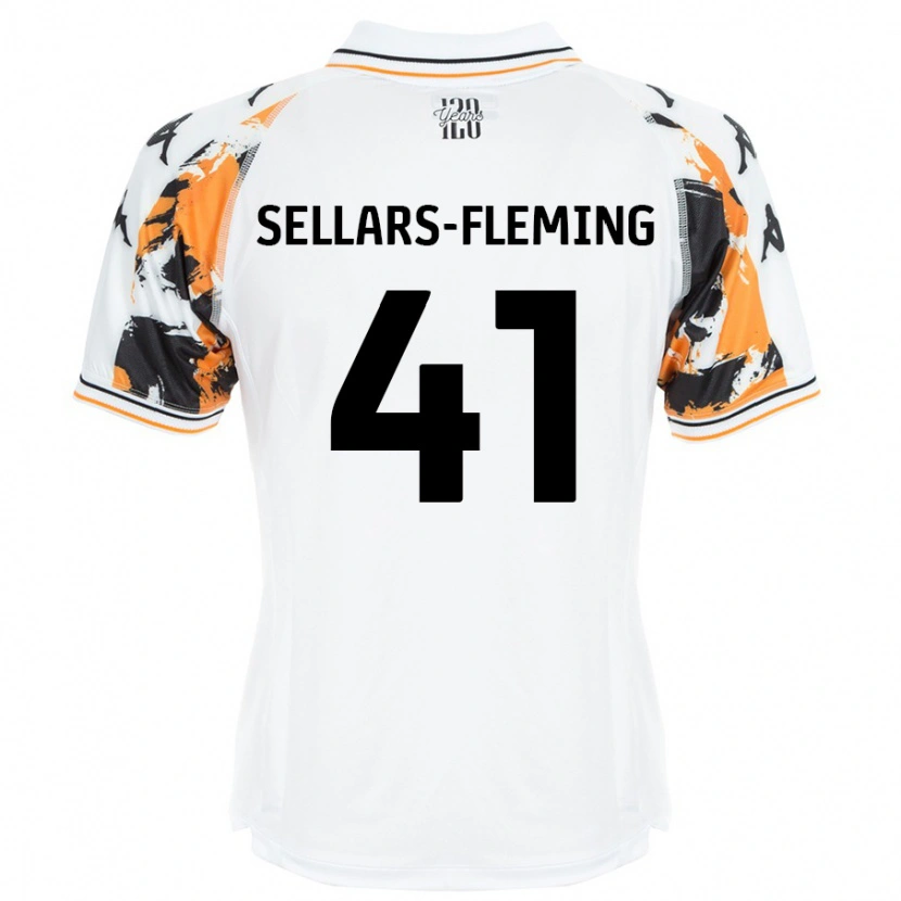 Danxen Herren Tyrell Sellars-Fleming #41 Weiß Auswärtstrikot Trikot 2024/25 T-Shirt
