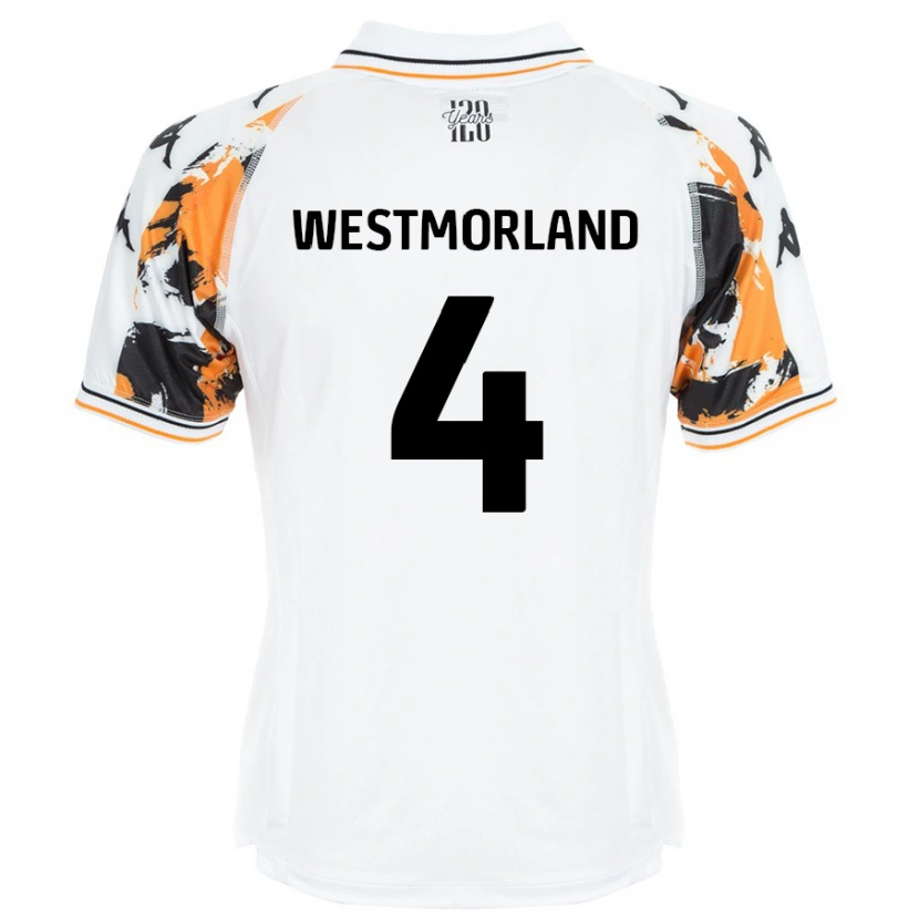 Danxen Herren Emma Westmorland #4 Weiß Auswärtstrikot Trikot 2024/25 T-Shirt