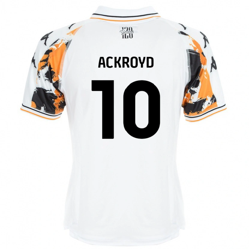 Danxen Herren Rachael Ackroyd #10 Weiß Auswärtstrikot Trikot 2024/25 T-Shirt