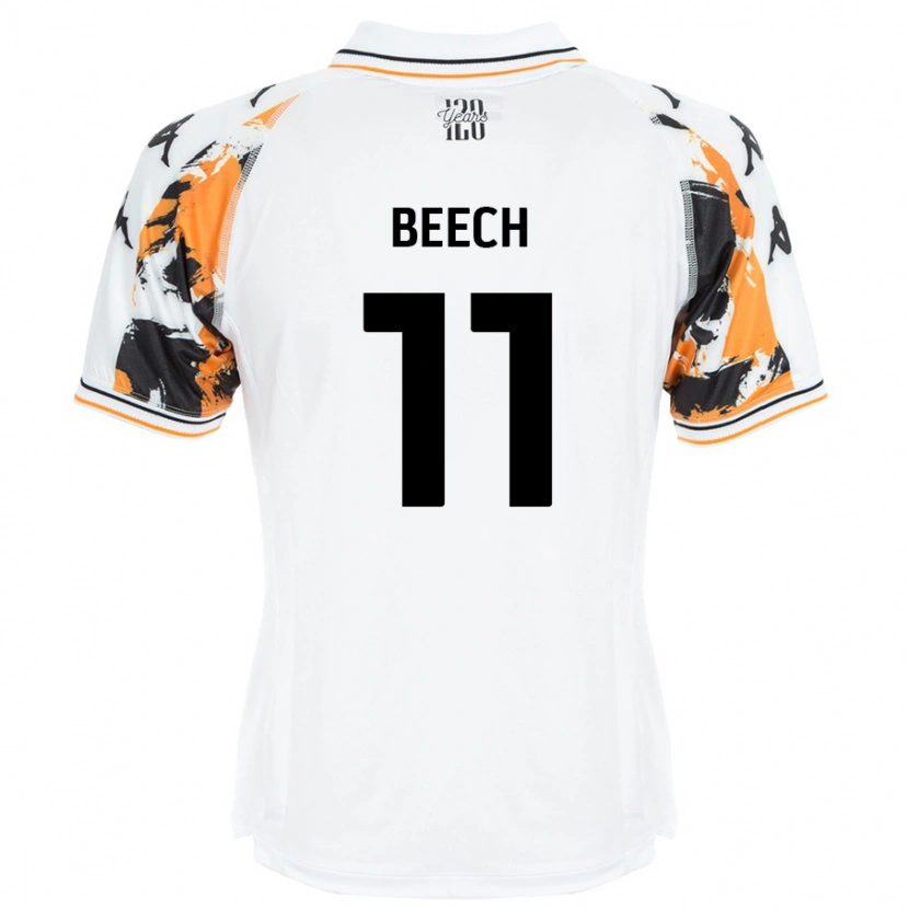 Danxen Herren Rebecca Beech #11 Weiß Auswärtstrikot Trikot 2024/25 T-Shirt