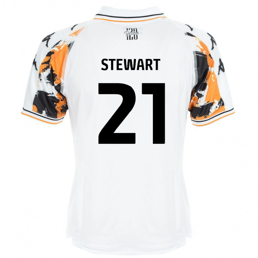 Danxen Herren Alice Stewart #21 Weiß Auswärtstrikot Trikot 2024/25 T-Shirt