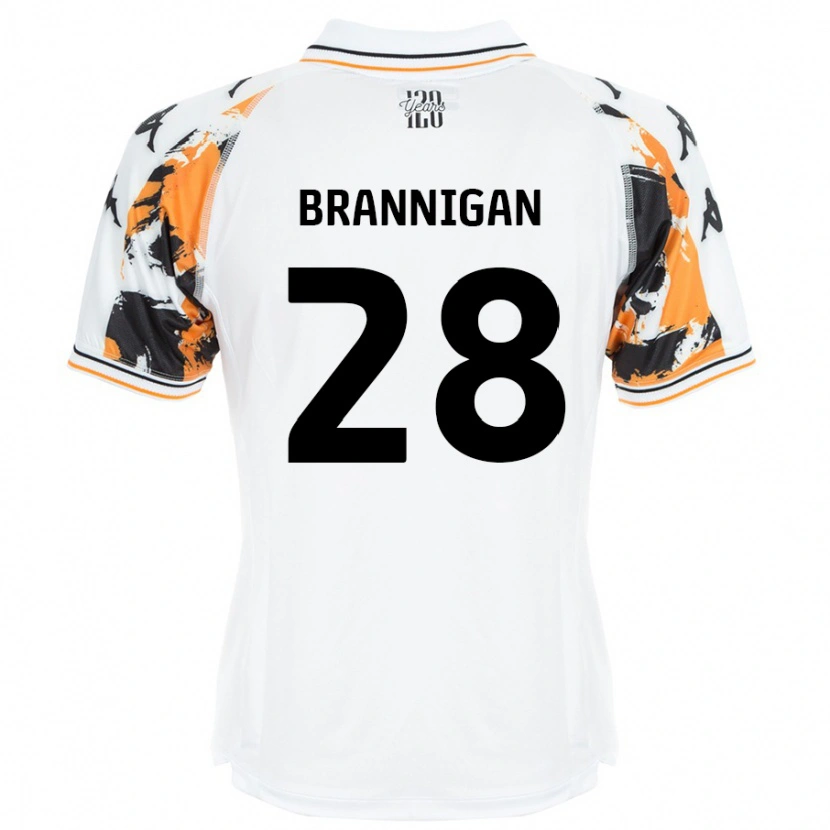 Danxen Herren Aoife Brannigan #28 Weiß Auswärtstrikot Trikot 2024/25 T-Shirt