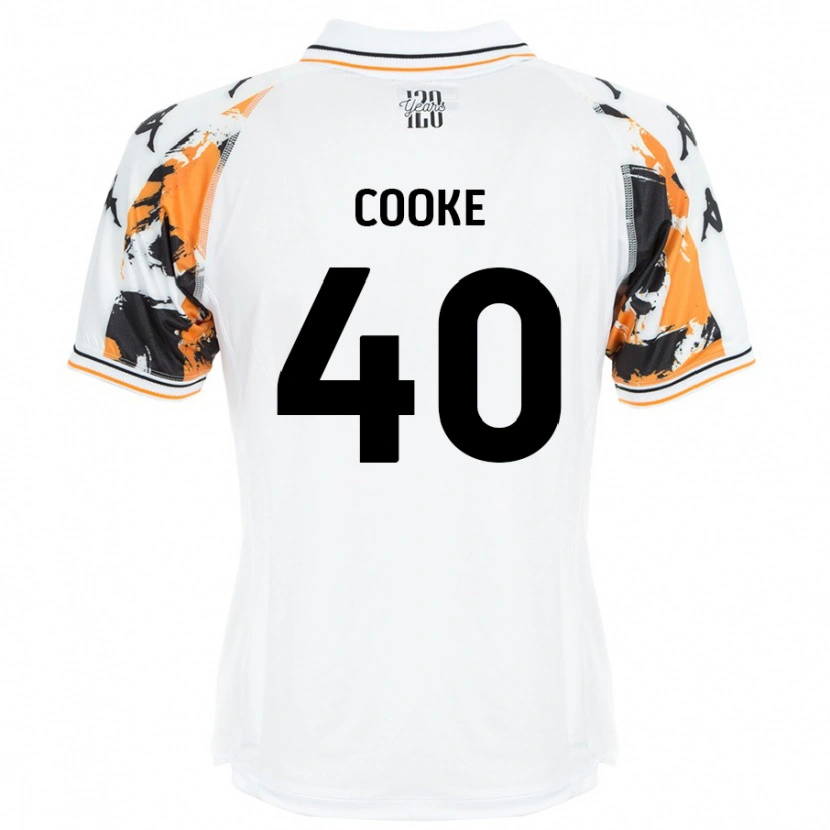 Danxen Herren Megan Cooke #40 Weiß Auswärtstrikot Trikot 2024/25 T-Shirt