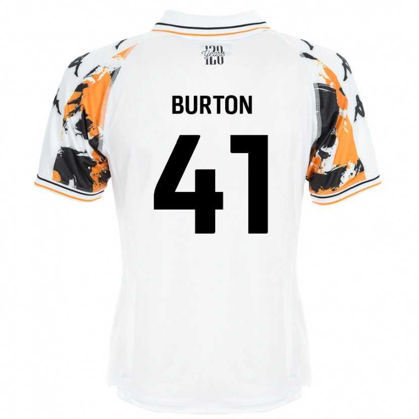 Danxen Herren Jess Burton #41 Weiß Auswärtstrikot Trikot 2024/25 T-Shirt