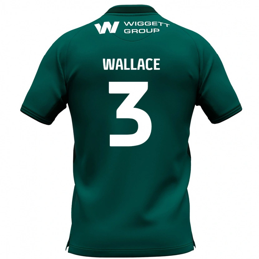 Danxen Herren Murray Wallace #3 Grün Auswärtstrikot Trikot 2024/25 T-Shirt