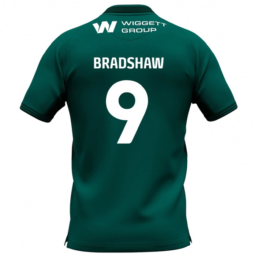 Danxen Herren Tom Bradshaw #9 Grün Auswärtstrikot Trikot 2024/25 T-Shirt