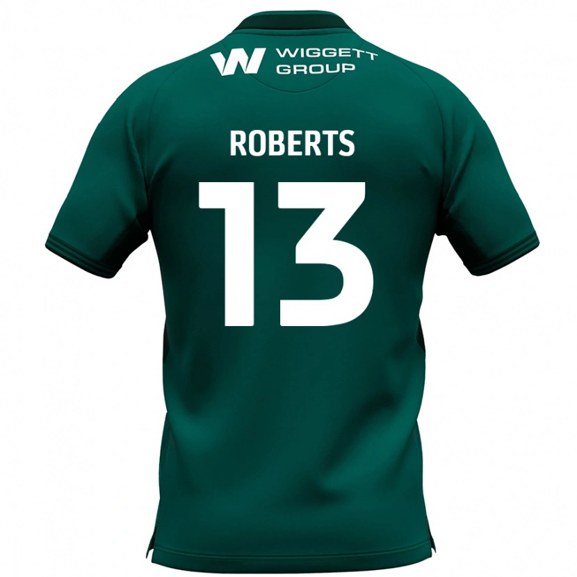 Danxen Herren Liam Roberts #13 Grün Auswärtstrikot Trikot 2024/25 T-Shirt