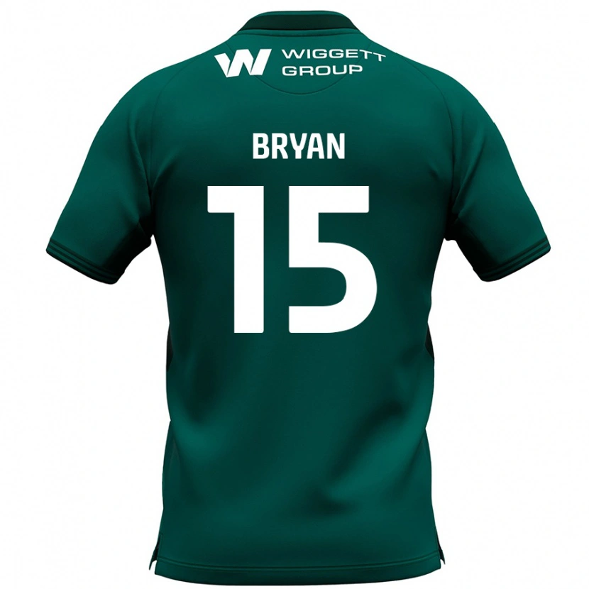 Danxen Herren Joe Bryan #15 Grün Auswärtstrikot Trikot 2024/25 T-Shirt