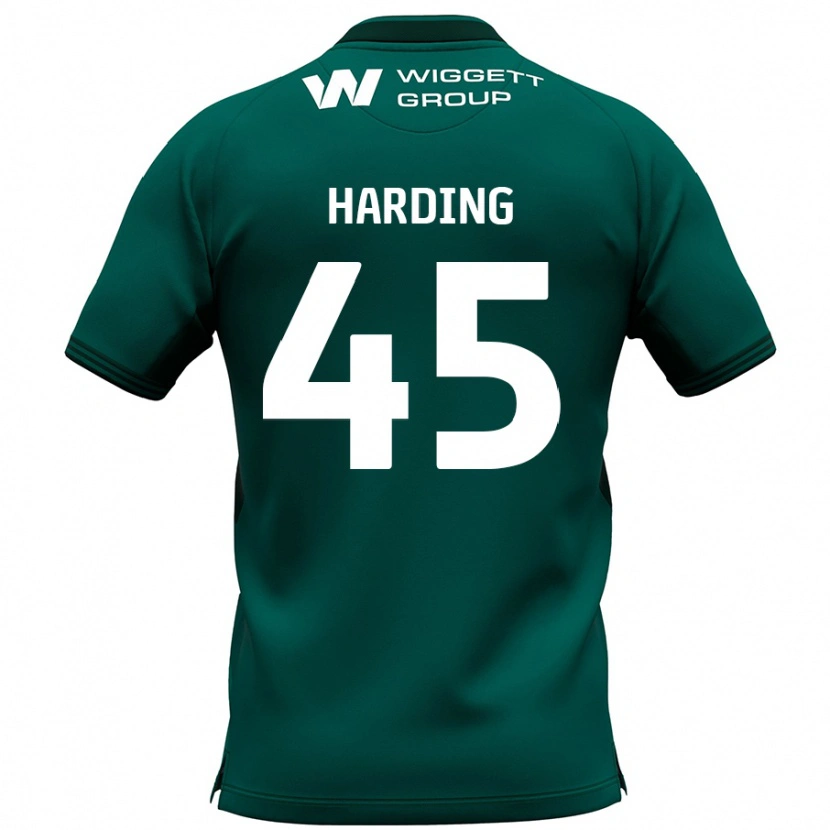 Danxen Herren Wes Harding #45 Grün Auswärtstrikot Trikot 2024/25 T-Shirt