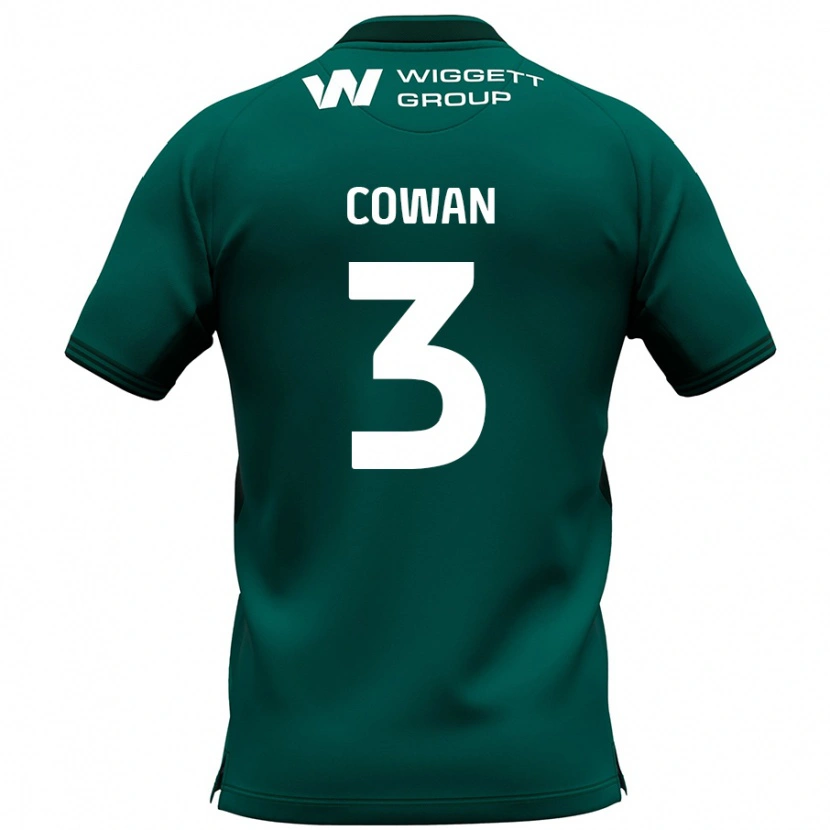 Danxen Herren Leanne Cowan #3 Grün Auswärtstrikot Trikot 2024/25 T-Shirt