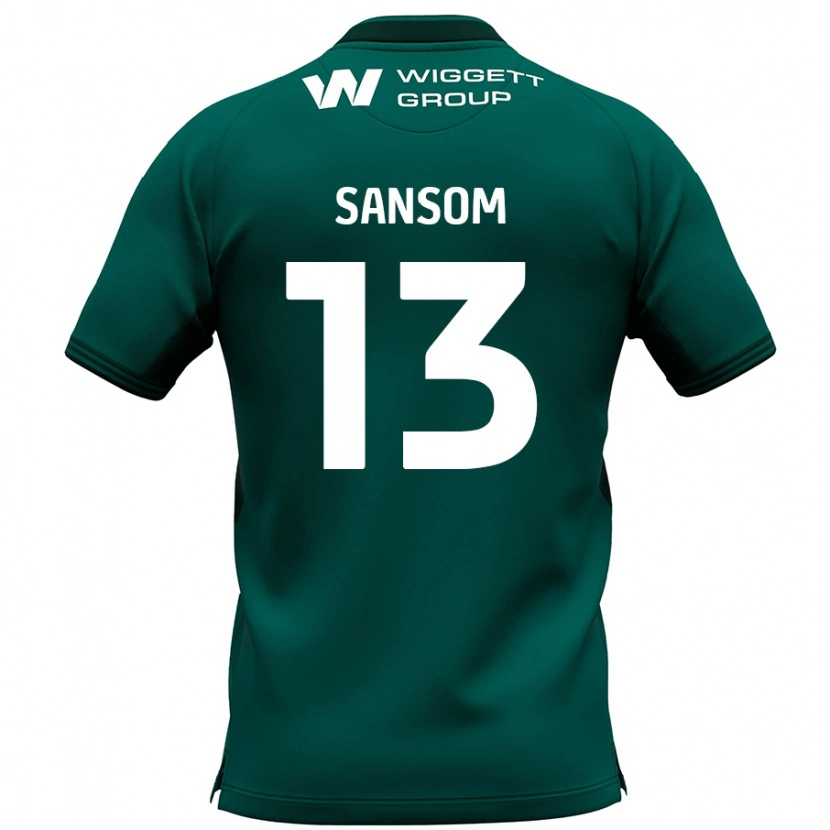Danxen Herren Chloe Sansom #13 Grün Auswärtstrikot Trikot 2024/25 T-Shirt