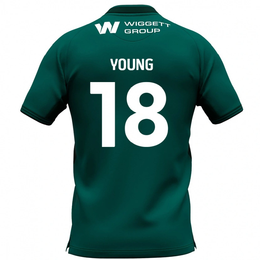 Danxen Herren Michelle Young #18 Grün Auswärtstrikot Trikot 2024/25 T-Shirt