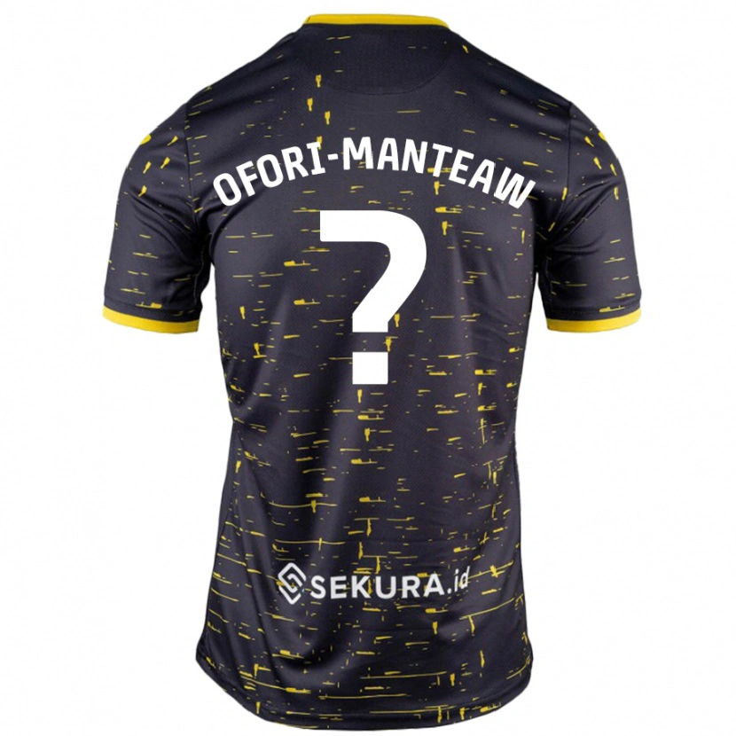 Danxen Herren Lloyd Ofori-Manteaw #0 Schwarz Gelb Auswärtstrikot Trikot 2024/25 T-Shirt