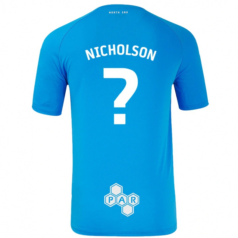 Danxen Herren Joseph Nicholson #0 Himmelblau Auswärtstrikot Trikot 2024/25 T-Shirt